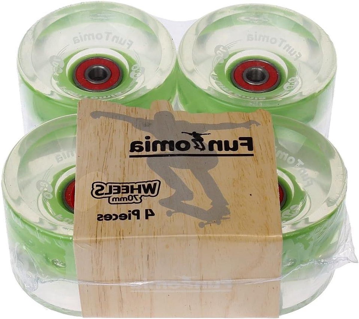 Longboard wielen Skateboard wielen Freeriden en cruisen Geïntegreerde LED dynamo 70x51mm 80A
