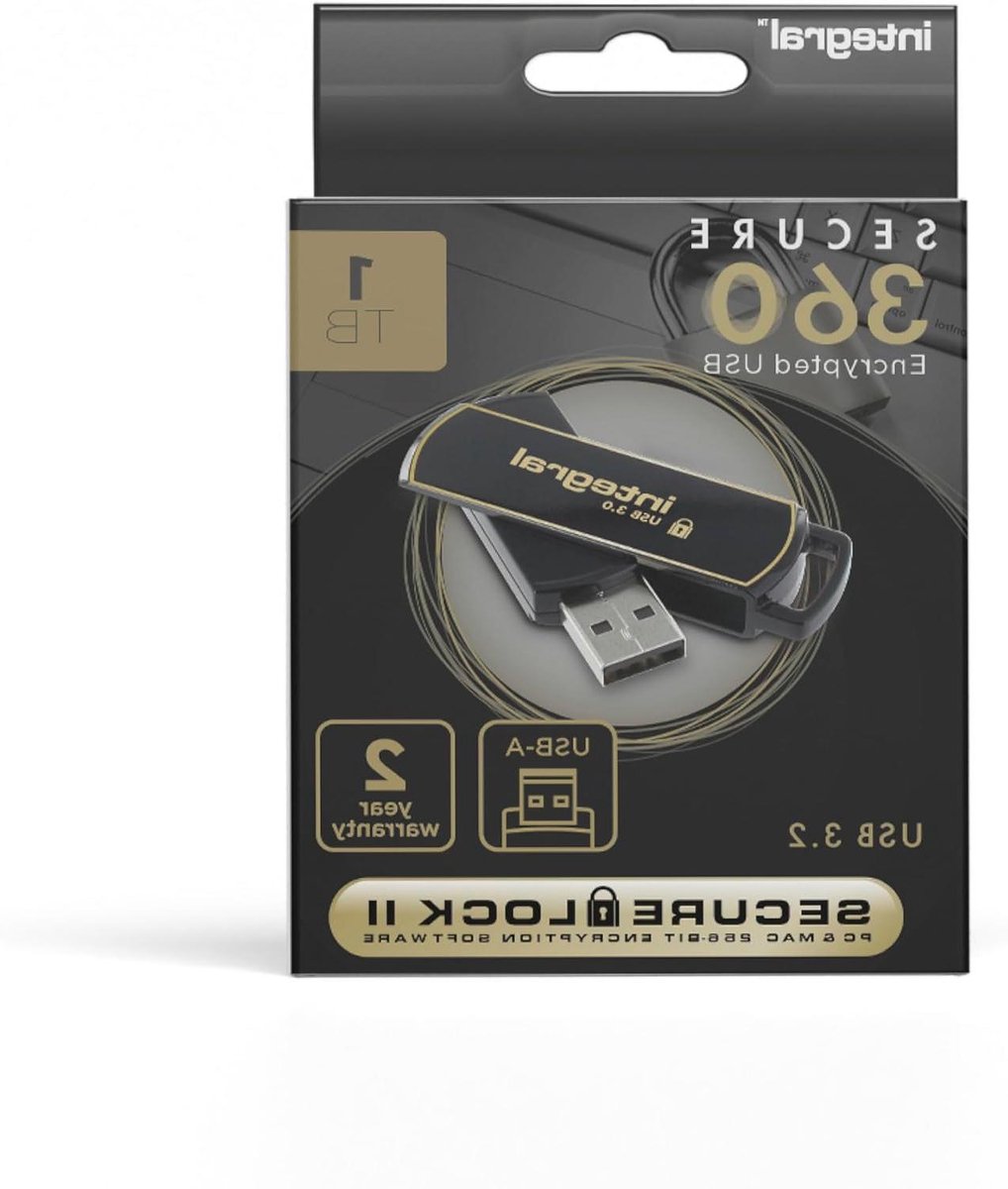 Opslagstick - Geheugenstick - Veilige Data Opslag - Dubbele Partitie - 1 TB - Zilver