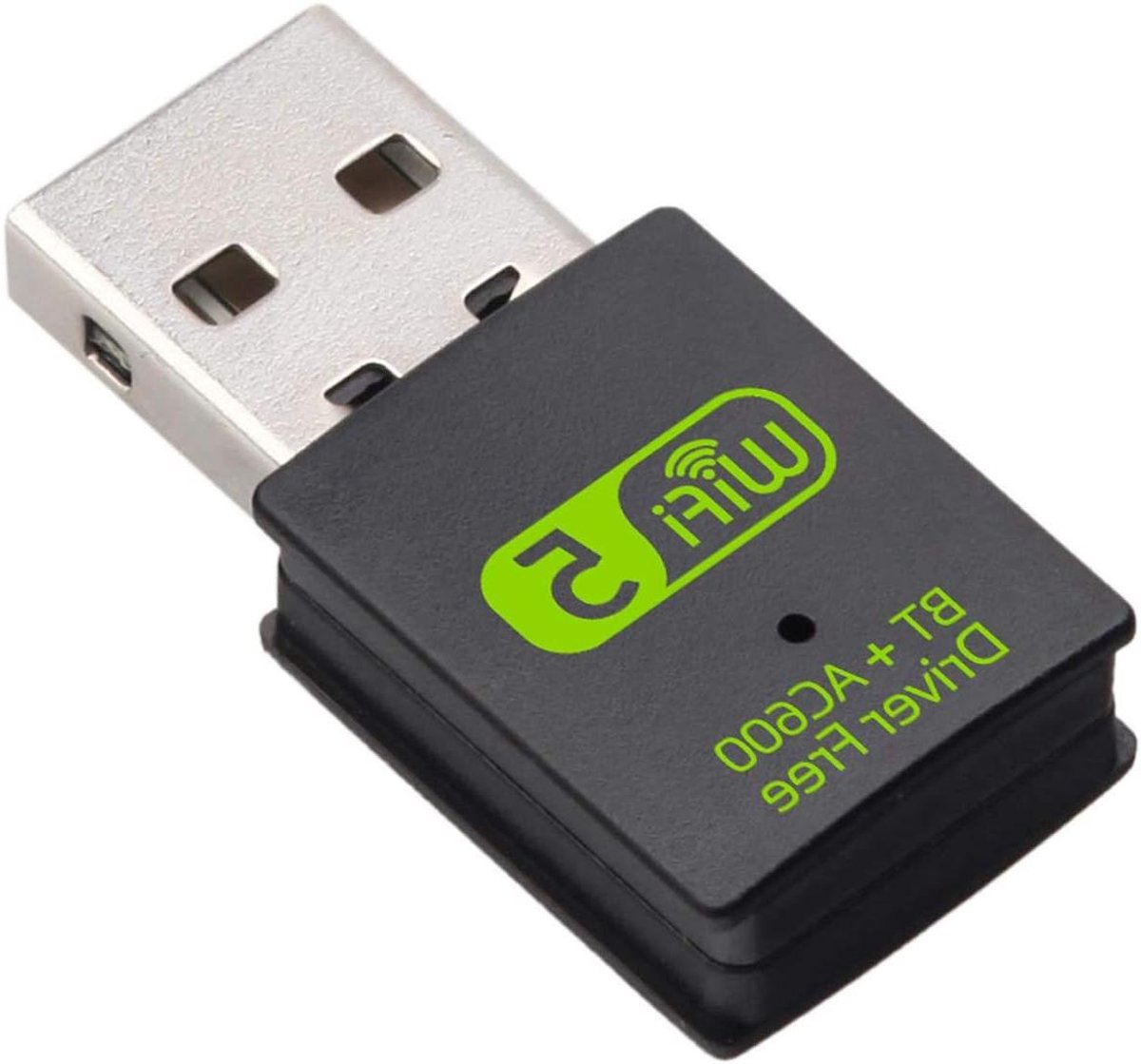 WiFi Bluetooth Dongle - Netwerkadapter - Internet Verbeteren - Dual Band AC600 - Mini Formaat - Zwart