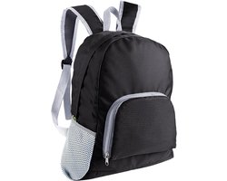 Thijox - Lichtgewicht waterdichte opvouwbare outdoor rugzak met grote capaciteit, zwart, polyester, ideaal voor reizen, sport, vrije tijd, unisex, Ein