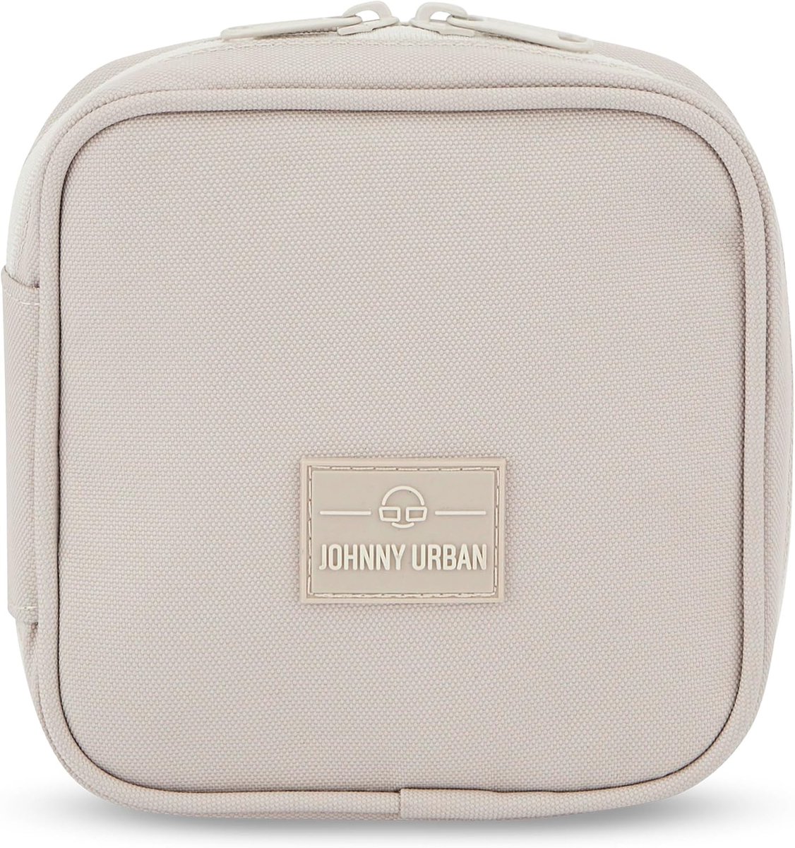 Thijox - Kabeltas Organizer voor Reizen, Dubbelzijdige Tech Case voor Kabels en Accessoires, Elektronica Tas van Gerecycled Materiaal, Beige, Ideaal v