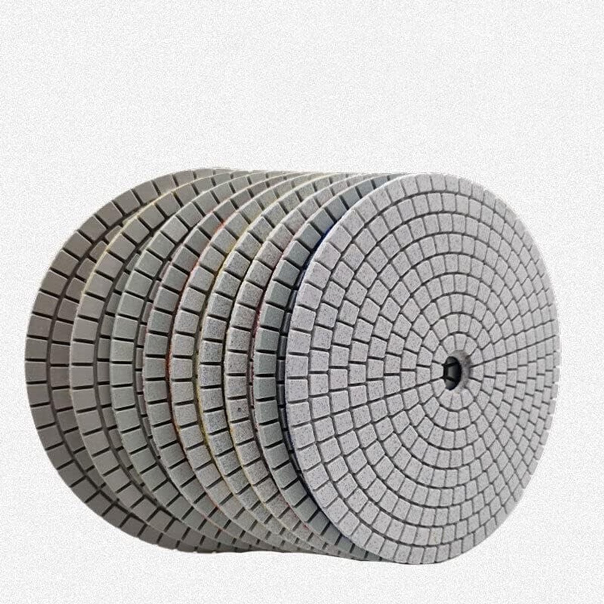 Diamant Polijstschijven 50 Grits 180 mm voor Nat/Droog Gebruik - Ideaal voor Marmer, Graniet, Glas en Beton - 1 Stuk