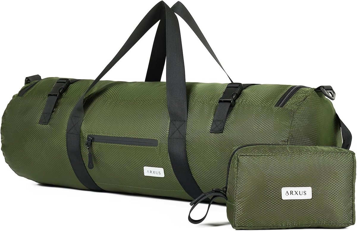 Thijox - Grote Sporttas 90L 50L 30L - Opvouwbare Reistas voor Yoga, Pilates, Honkbalknuppel, Weekendtas, Dames en Heren, Inclusief Schouderband, Ideaa