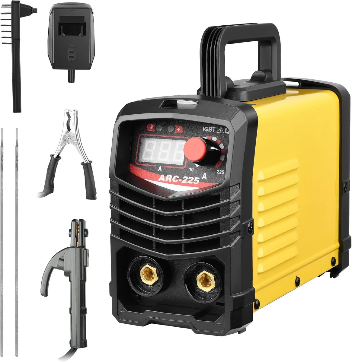 Thijox - 300A Lasapparaat Elektrode Lasser Booglasser Inverter MMA Draagbaar Lassen met Display voor Beginners - Professionele Lasmachine voor Dunne P