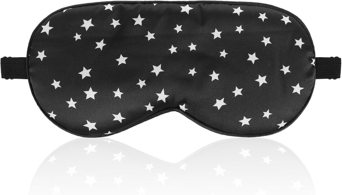 Thijox - Zijden Slaapmasker Zacht Oogmasker met Verstelbare Gesp - Perfecte Lichtblokkering - Ademend Oogbedekking voor Zijslaaphulp - Ideaal voor Nac