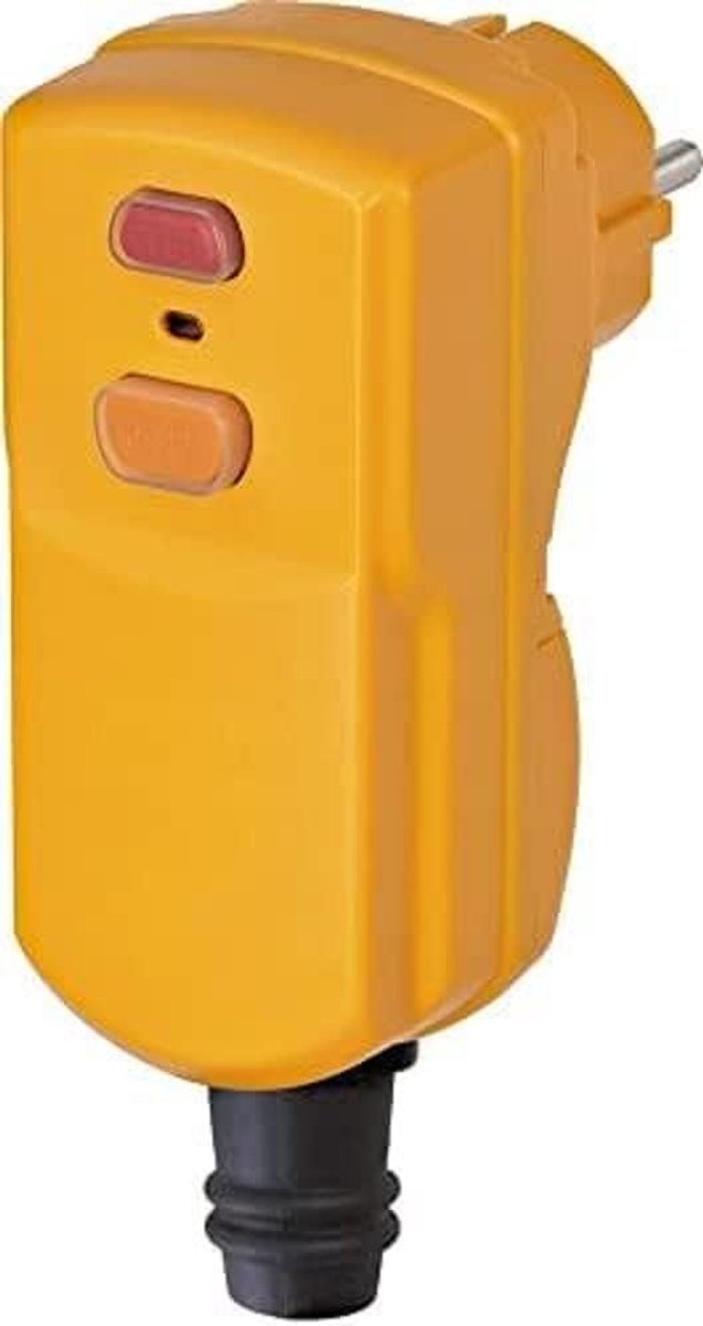 Thijox - Veiligheidsstekker BDI-S 2 30 IP55, Aardlekschakelaar voor Buiten, Twee Polige Uitschakeling, Tuin, Camping, Waterdicht, Veiligheidsvoorzieni