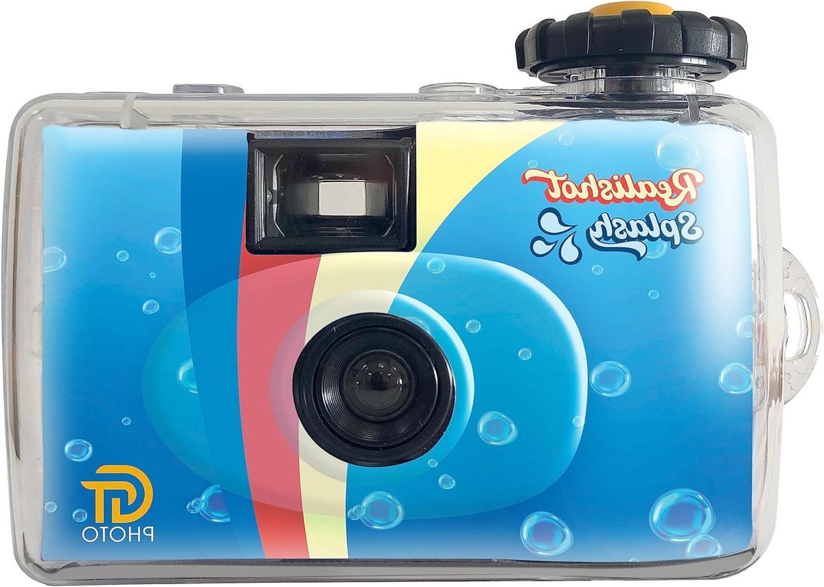 Wegwerpcamera - Waterdichte camera - Foto's maken - Compact en licht - 27 foto's - Blauw