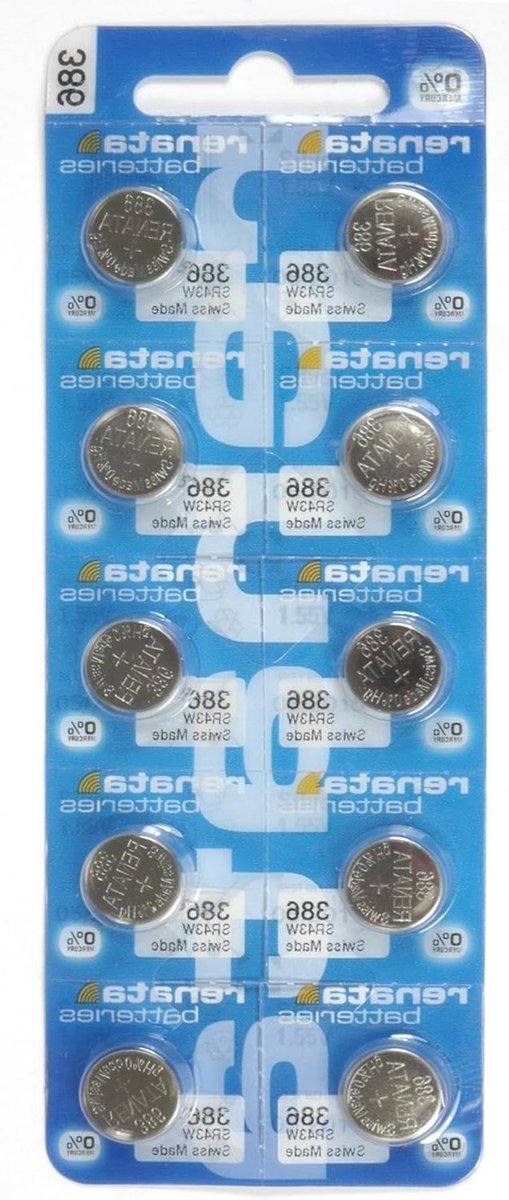 Knoopcel Batterijen - Zilveroxide Cellen - Apparaten Voeden - Hoge Energie Dichtheid - 130 mAh - Zilverkleurig