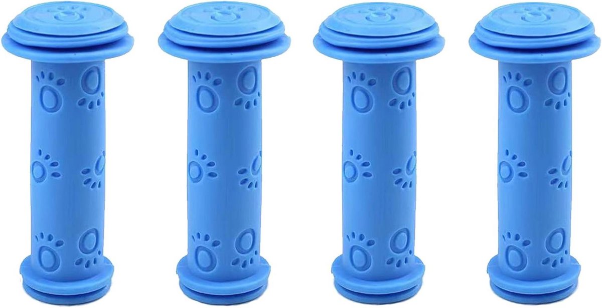 Fietsstuur Handgrepen - Kinderscooter Handvatten - Veilige Grip - Antislip Profiel - 2 Paar - Blauw