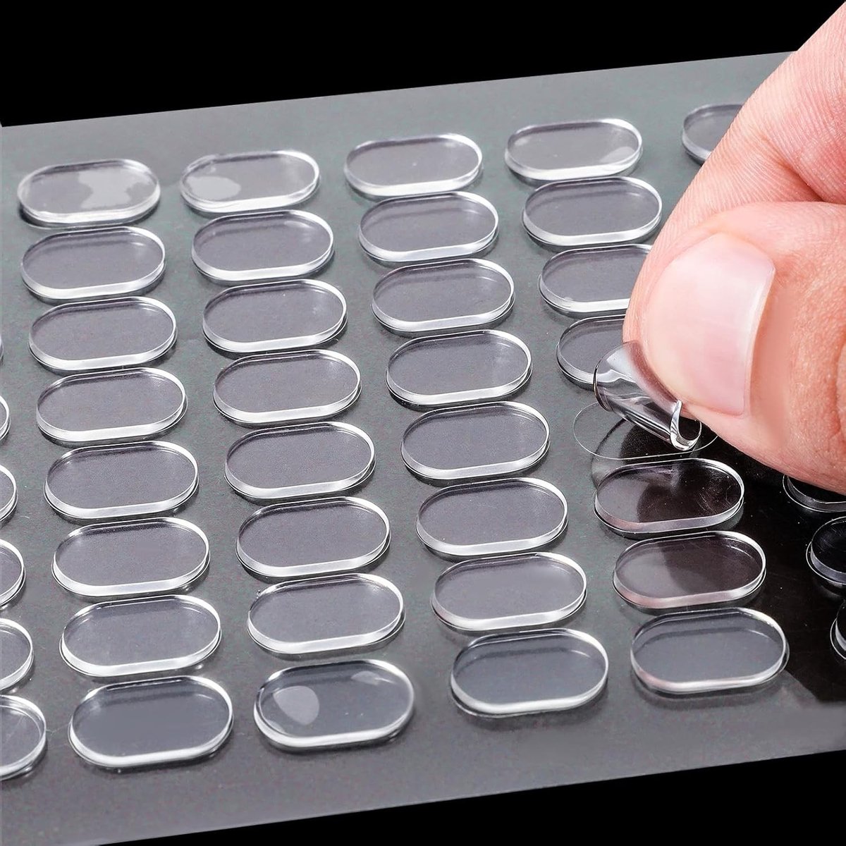 320 Stuks Dubbelzijdige Lijmplaatjes, 13x8mm Transparante Plakpunten voor Thuis, Kantoor en Creatieve Projecten