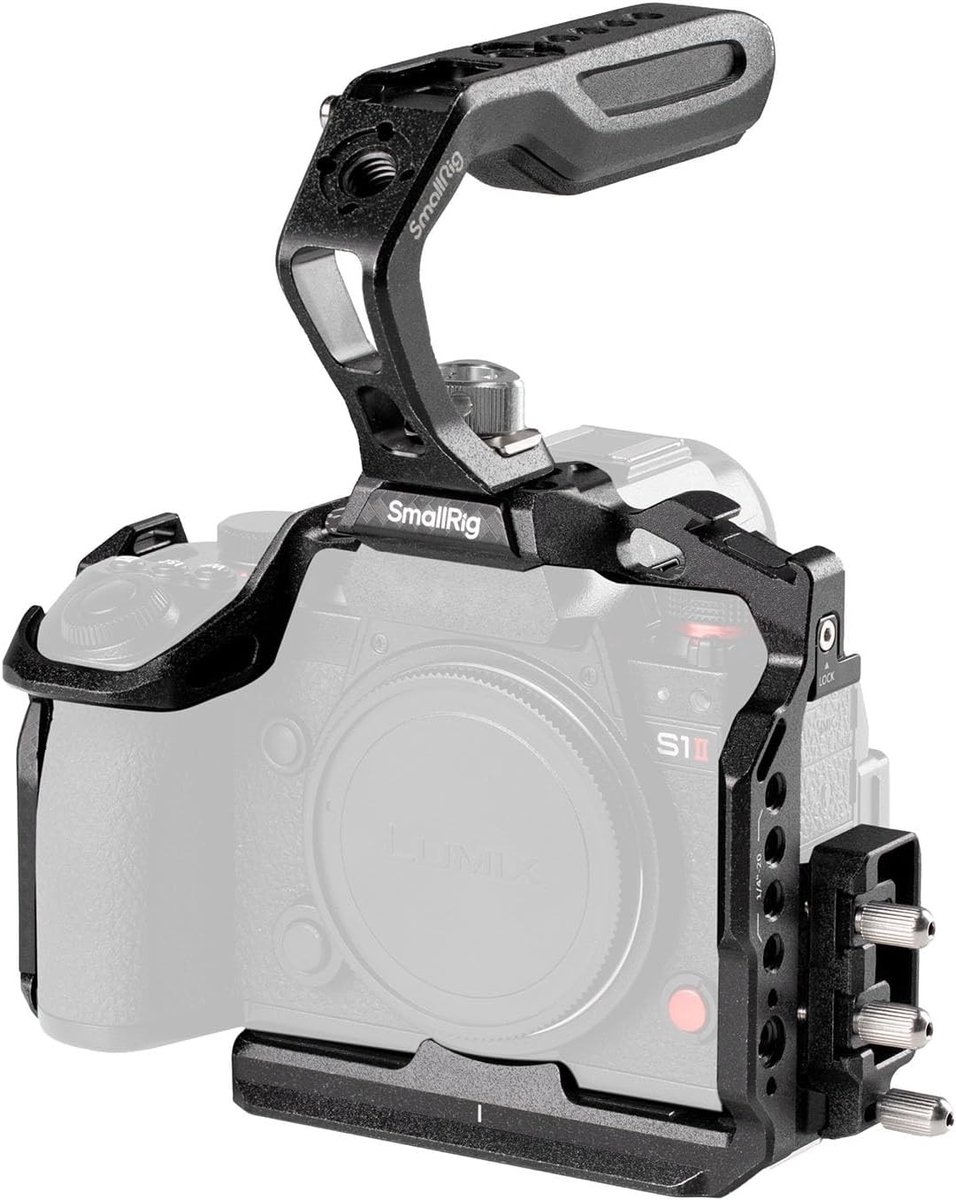 Allround Beschermcase Set voor Panasonic S1R II/S1 II/S1 IIE met Handgreep, Kabelklem en Snelle Bevestiging