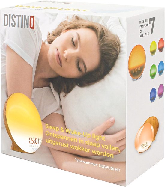 Wake-Up Light - Wekkerradio met licht - Rustig Ontwaken - Dubbele wektijd - 14 Kilogram - Houtkleurig van Wake-up Light — afbeelding 5