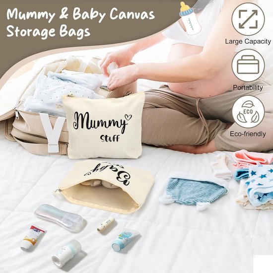Baby Cadeauset - Kraamcadeau Set - Geboorte Vieren - Inclusief Mama Items - 19 x 9 x 24 cm - Uniseks — afbeelding 5