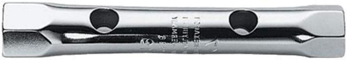 Dubbele Steeksleutel - Zeskant Dop - Moeilijke Klussen - Chroom Vanadium - 20-22 mm - Zilverkleurig