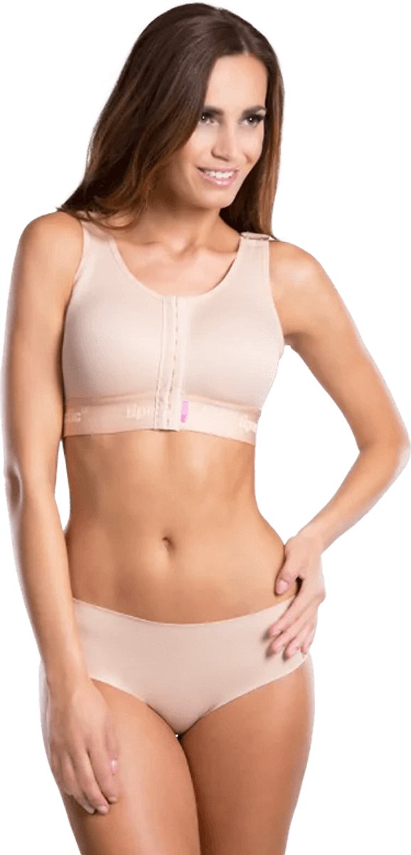 Lipoelastic compressiebeha PI ideal - Maat L - Beige