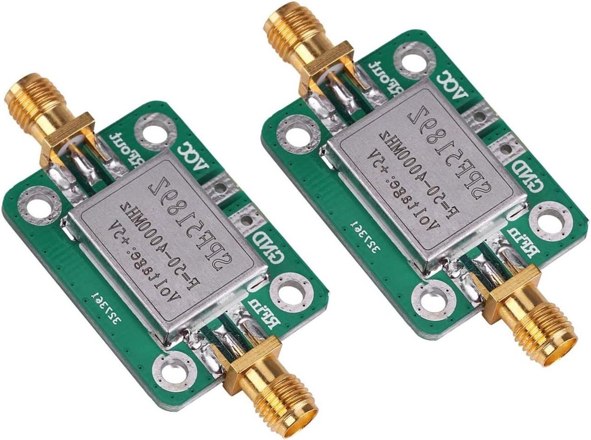 RF Versterker Module - Signaal Ontvanger - Signaal Verbetering - Laag Ruisgetal 0.6dB - 50-4000MHz - Groen