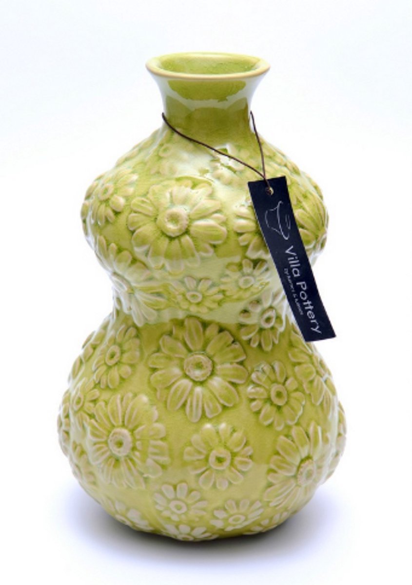 Vaas - Villa Pottery - Decoratie - Woondecoratie - Keramiek - Bloemenvaas - Moederdag - Bloom y'r Room 1_3 Green