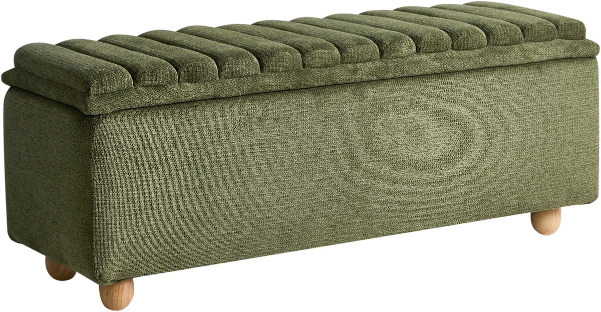 SALIDA - Opbergbankje - Groen - Polyester
