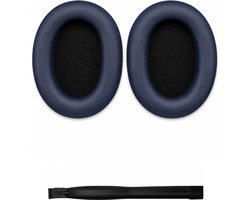Set Oorkussens voor Sony Koptelefoon - WH-CH700N Oorkussen - WH-CH710N / WH-CH720N - Kunstleer met Traagschuim - Blauw