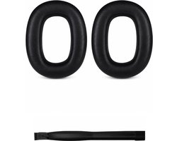 Set Oorkussens voor Bowers & Wilkins Koptelefoon - PX8 / PX7 S2 / PX7 S2e Oorkussen - PX8 / PX7 S2 / PX7 S2e - Kunstleer met Traagschuim - Zwart