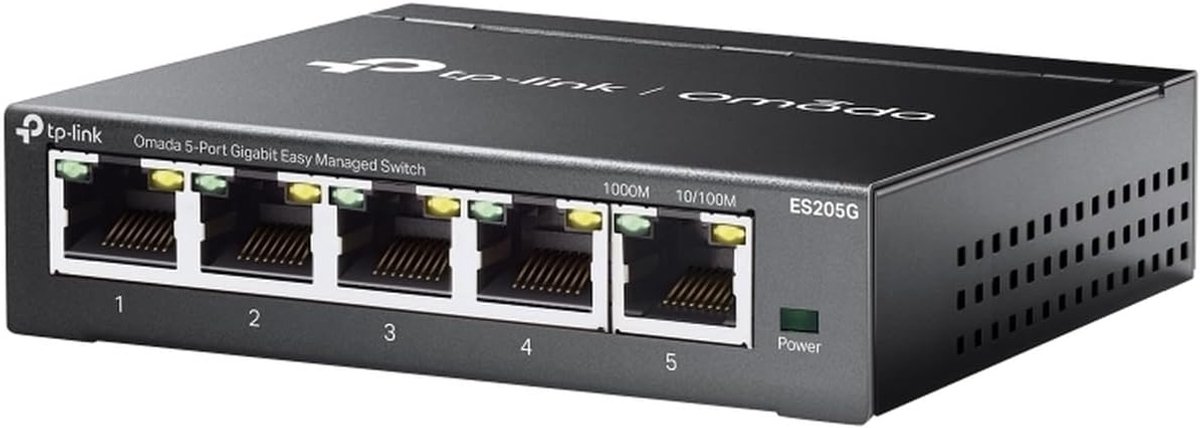 5-Poorts Gigabit Netwerk Switch - Eenvoudig Beheersbare LAN Switch
