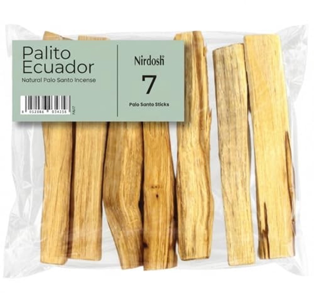 Dailygoods- Wierookstokjes Palo Santo - 7 Houten Stokjes 10 cm - Natuurlijke Wierookstokjes voor Yoga - Aromatherapie - Ontspanning - Bursera Graveolens - Aromatische Stokjes