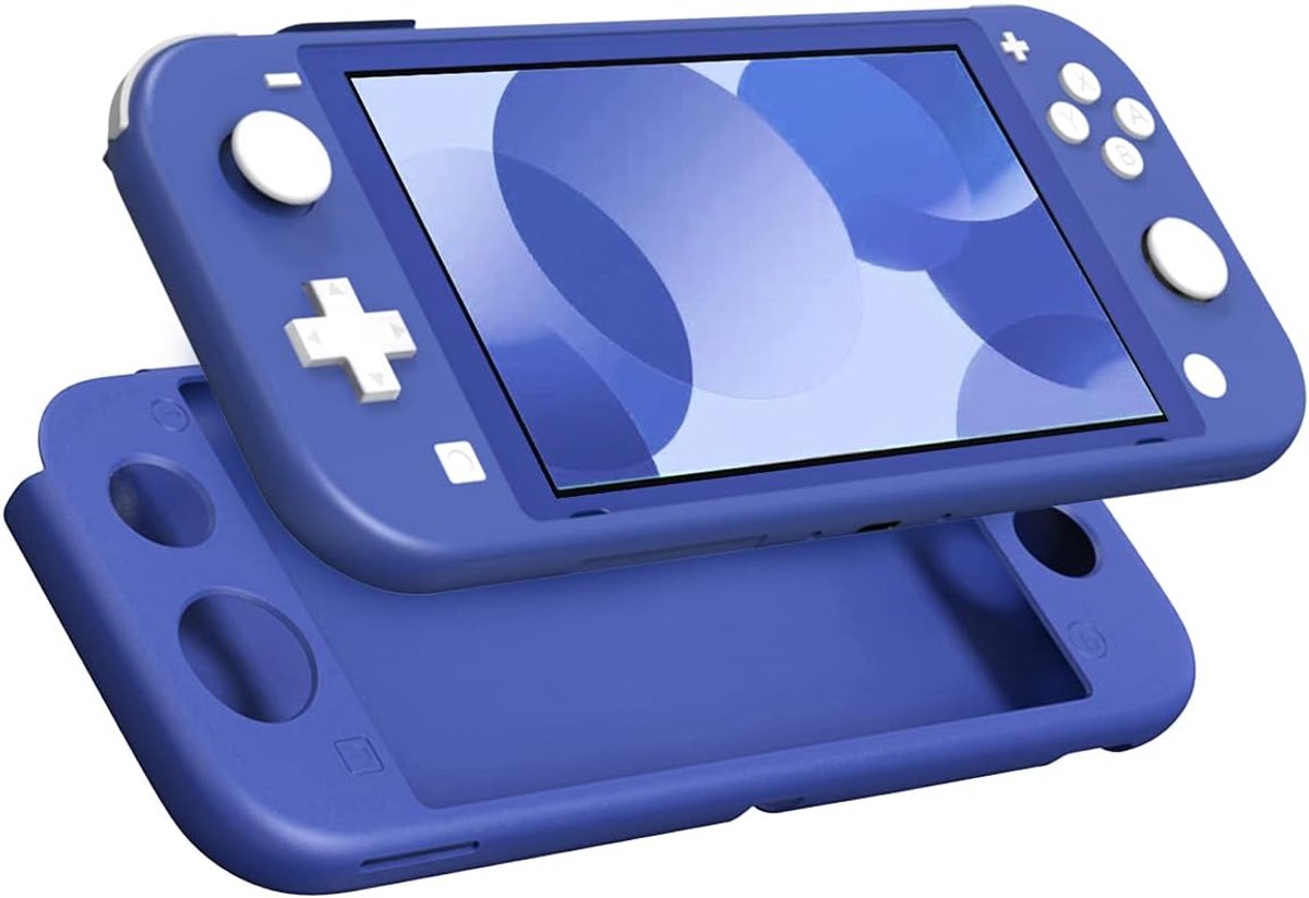 Thijox - Siliconen Beschermhoes voor Nintendo Switch Lite - Duurzaam en Krasbestendig - Blauw - Accessoires voor Console en Controllers - Ideaal voor