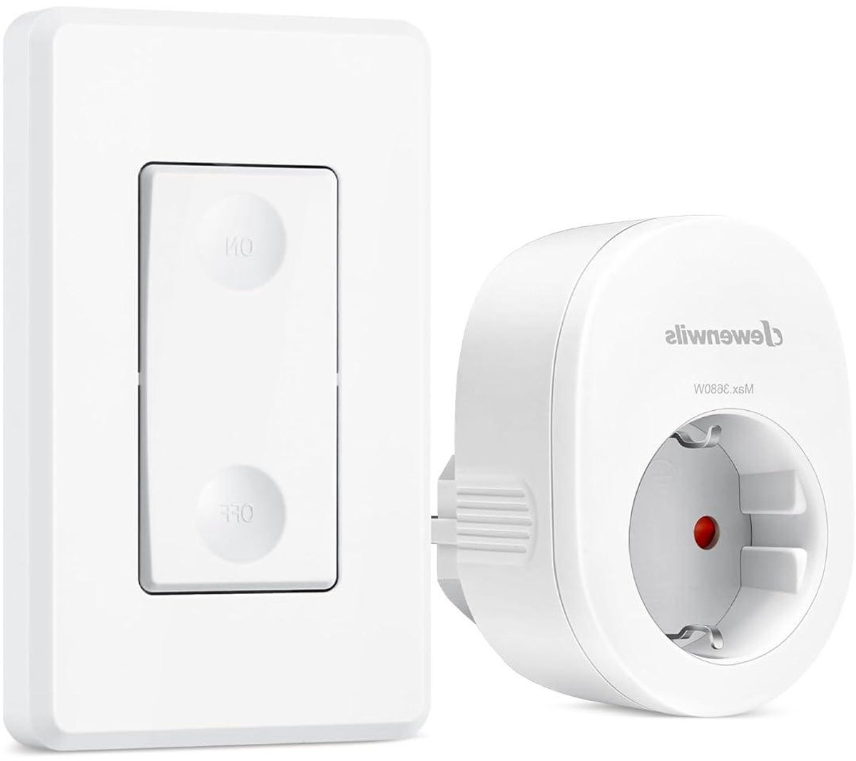 Draadloze Socket - Afstandsbediening Schakelaar - Verlichting Bediening - 30 Meter Bereik - 16 A 3680 W - Wit