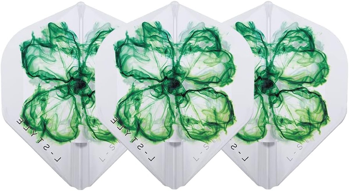 Dart Flights - Vleugels - Precisie Werpen - Geïntegreerde Ringen - L1 Standaard - Transparant