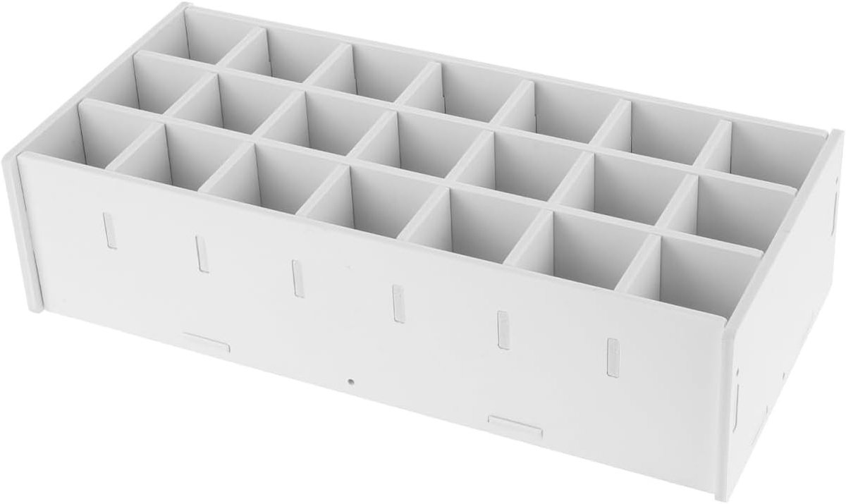 Pigment opbergdoos voor inktflessen - Organiseer je bureau met deze handige opbergoplossing voor kunstenaars, ideaal als jubileumcadeau.