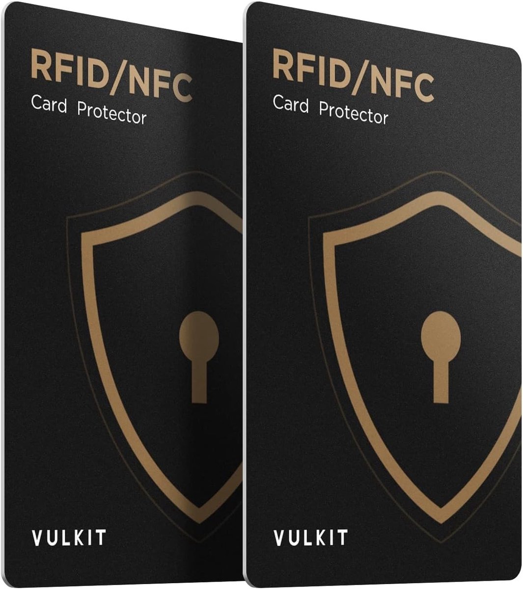 Ultra Dun RFID/NFC Beschermkaarten - 2 Stuks, Contactloze Bescherming voor Creditcards, ID Kaarten en Paspoorten, Premium Bescherming voor Wallets