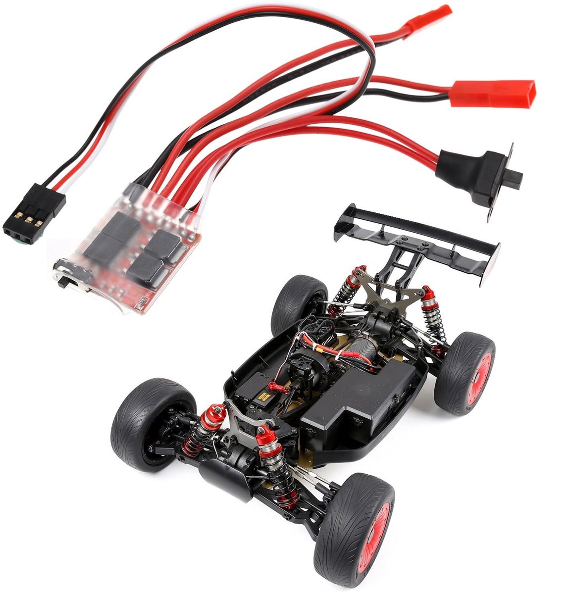 Dailygoods - Miniatuur Geborsteld Controller - 2 Stuks - Compact en Efficiënt - 4.8V-8.4V - Ideaal voor Modelbouw - Geschikt voor Borstel Motoren