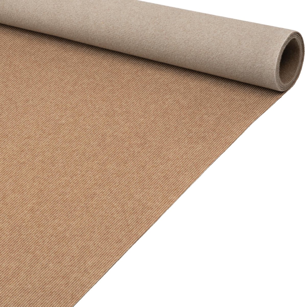 ANRO Eventtapijt Beige 900x133cm – Beurstapijt Loper Messeloper Bruiloftsloper Antislip Op