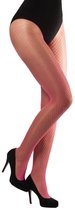 Partychimp Panty Visnet Dames Neonroze Nylon Toppers in Concert 2025 Fout en Stout One-size