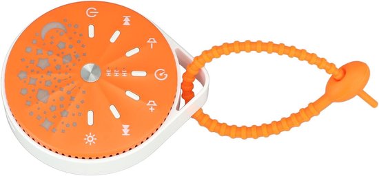 Draagbare Witte Ruis-geluidsmachine, ABS Baby-witte Ruis-geluidsmachine met 10 Natuurlijke Geluiden, Volumeregeling, 60 120 180 Minuten Timer, USB Oplaadbaar voor Babyreisslaap — afbeelding 4