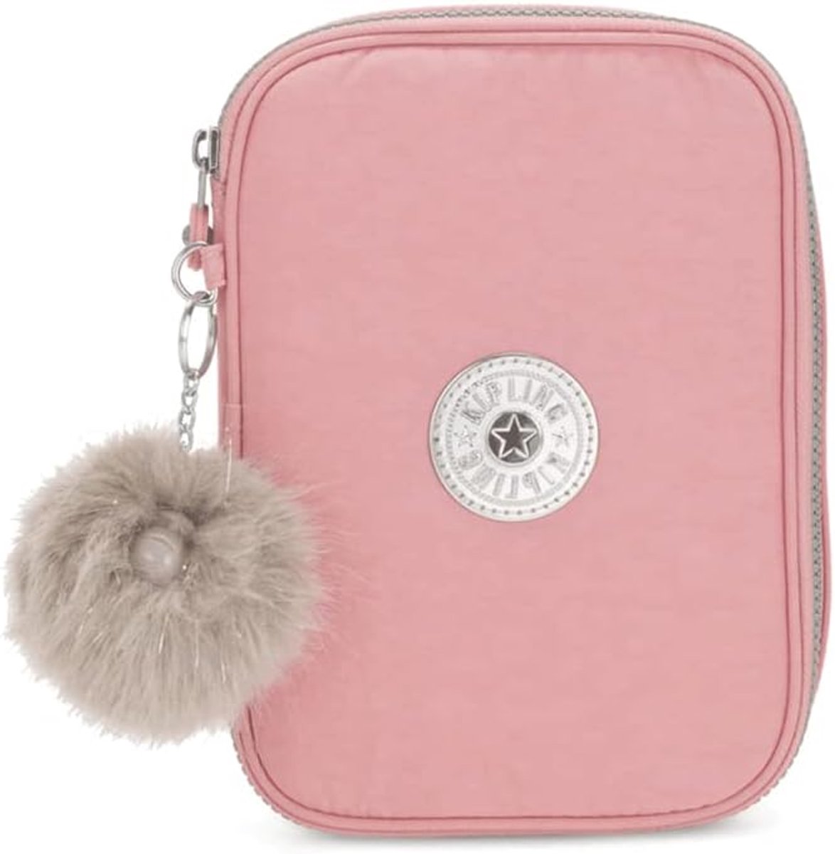 Thijox - Grote Pennenzak - Pac-Man Thema - Vintage Koffertje - Roze - 100 Pennen - Perfect voor School, Kantoor, Creatieve Projecten
