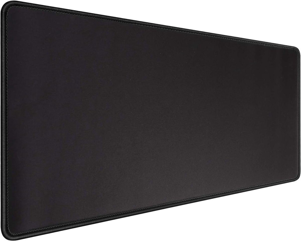 SnelShoppen - Gaming-muismat 800 x 300 mm - Grote antislip muismat met rubberen basis - Zwart voor Gamer, Thuis, Kantoor, PC en Laptop