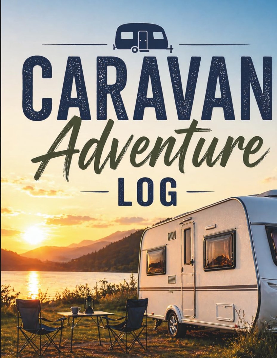 Thijox - Caravan Adventure Log Book - Reisdagboek & Trip Planner voor Campings, Routes, Herinneringen & Road Trips - Perfect voor Avontuurlijke Kampee