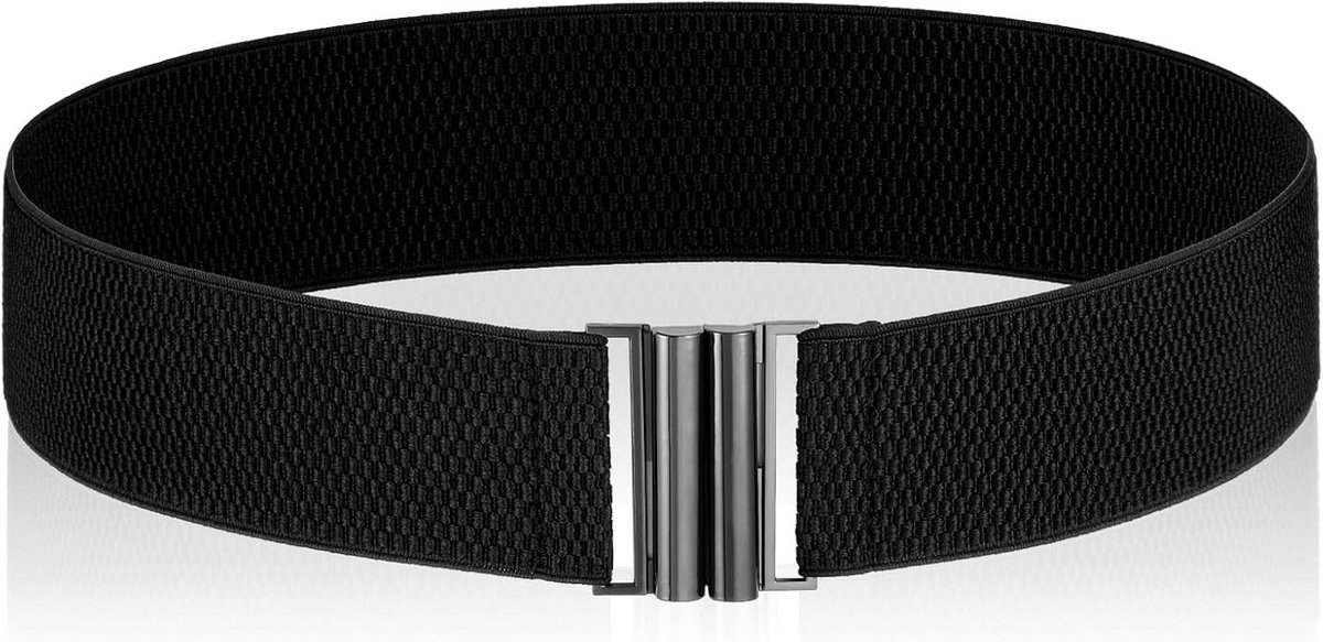 Brede elastische tailleriem voor dames - verstelbare cinch-riem voor jurken, avondkleding en casual outfits