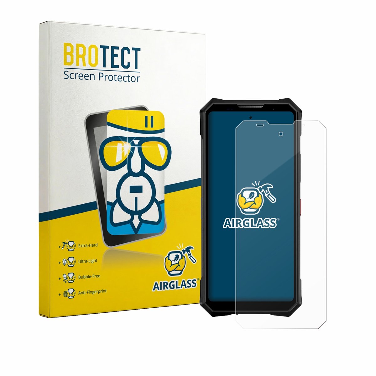 Screenprotector voor Doogee V50 Pro Beschermglas transparant