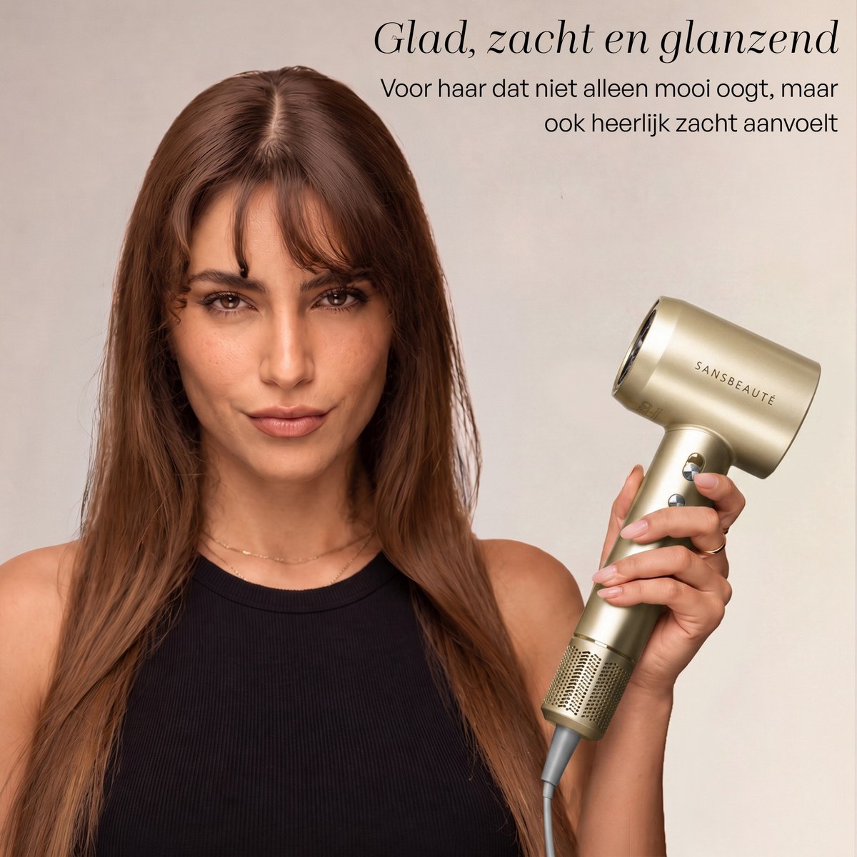 Sansbeauté Föhn met Diffuser - Krullen - 110.000RPM - afbeelding 2