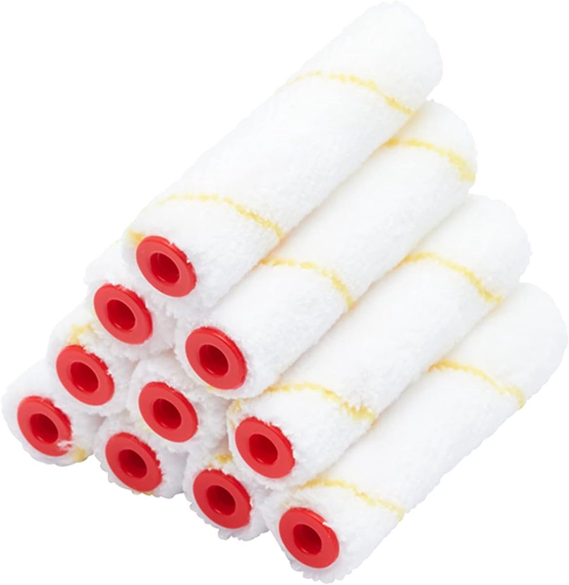 Thijox - ProDec Advance 10 stuks 4 inch Microvezel Mini Verfrollers voor Gladde Afwerking, Korte Pool, Emulsie, Glans, Satijn, Vernis, Houtbeits, Mure