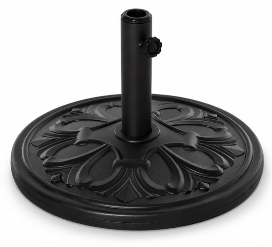 Parasolvoet - Parasol voet - Parasol standaard - 14 Kg - Zwart - Φ48 cm