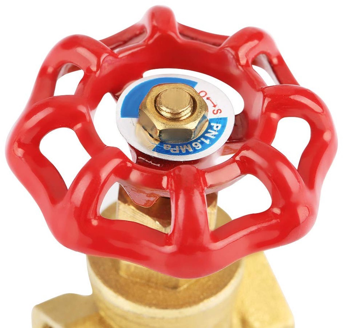 Dailygoods- Poortkraan 304 Roestvrij Staal - Afsluitkraan - Slang Connector - BSP Draad - 1/2"x15mm - 232PSI voor Water/Gas/Olie - Afsluiter