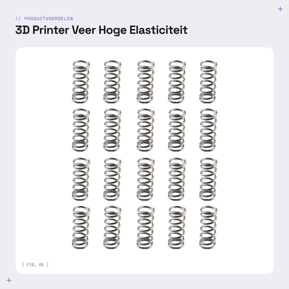 Dailygoods- Extrusieveren Super Elastisch - 20 Stuks - Hoogwaardige Nikkelgeplateerd Metaal - Binnen Diameter 7 mm - Buiten Diameter 22 mm - Voor 3D Printer - 3D Printer Onderdelen