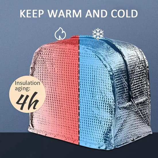 Thijox - Kleine Koeltas, Lunchtas, Picknicktas voor Kantoor en School - Ideaal voor Heren, Dames en Kinderen, Compact en Lichtgewicht, Perfect voor Fe van Thijox — afbeelding 3