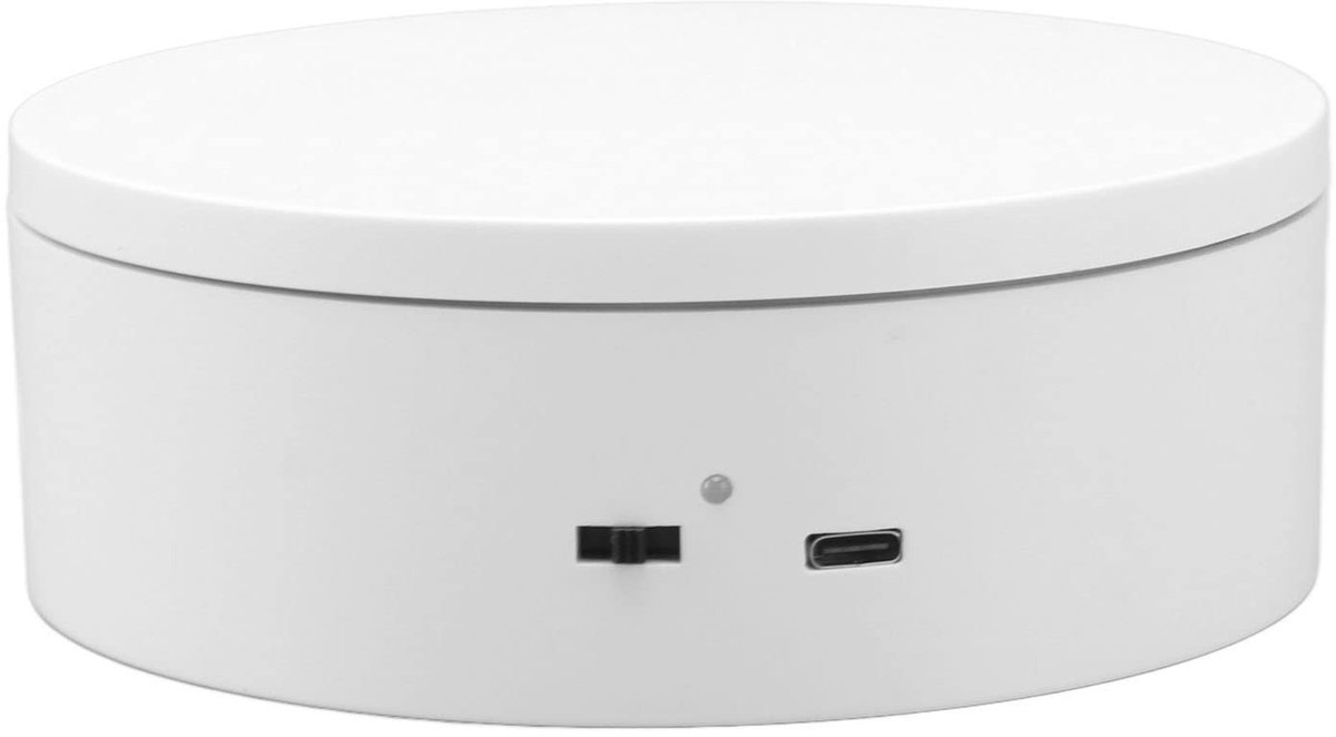 Dailygoods- Roterende Displaystandaard 360 Graden - Gemotoriseerde Draaitafel - Afstandsbediening - Instelbare Snelheid - Laadvermogen 3kg - ABS Materiaal