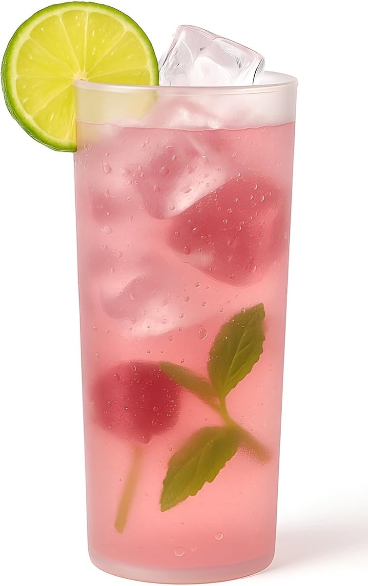 Thijox - 40 stuks herbruikbare longdrinkglazen, plastic cocktailbekers 300 ml, niet kapotbare hard plastic drinkbekers voor feest, camping, tuin, en k