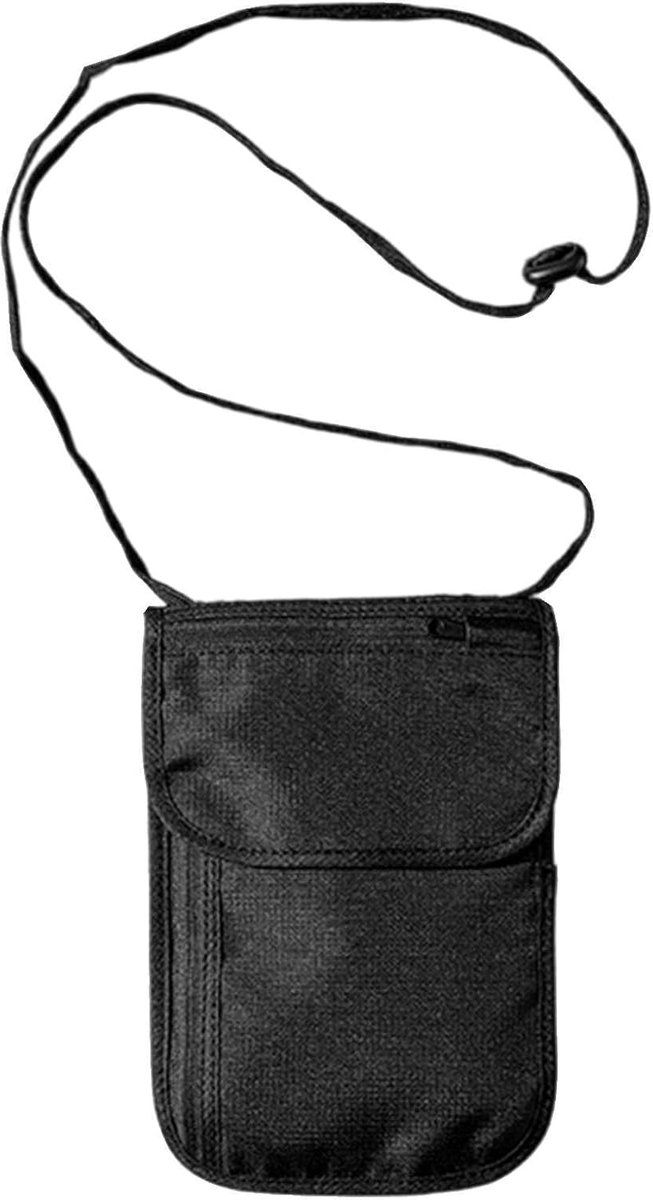 Thijox - Paspoorthouder voor Reizen, Compacte Geldorganizer met Ritssluiting, Documententas 14,3 x 20,2 cm, Anti-diefstal, Voor Mannen en Vrouwen, Ide