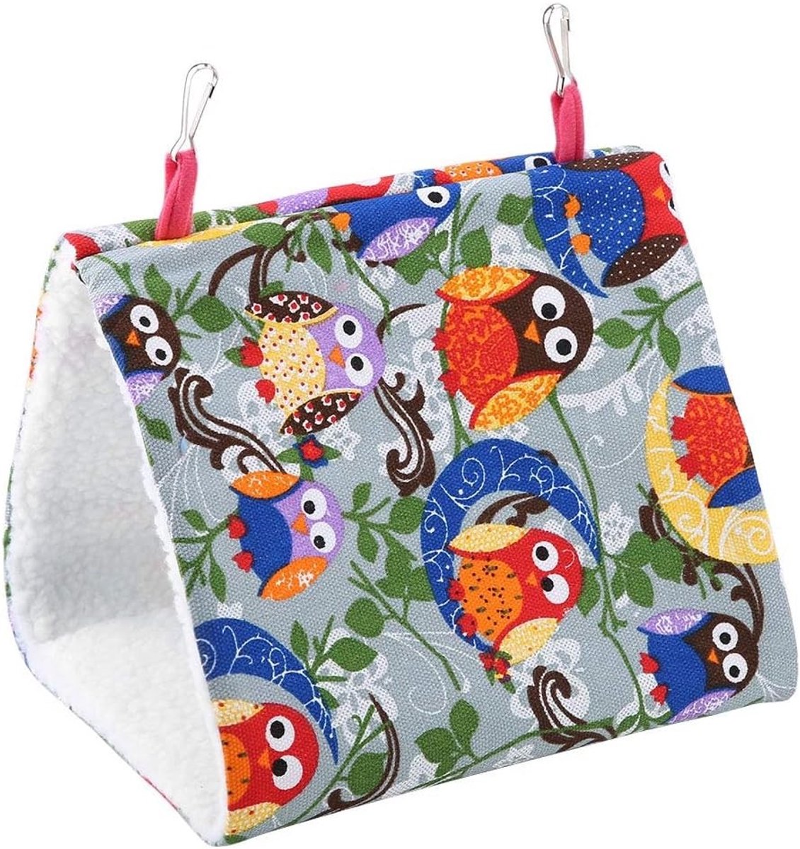 Pluche Hangende Hamsterbed Tent voor Huisdieren - Warme en Zachte Schuilplaats met Speelgoed en Swing